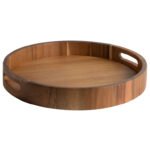 ProCook Acacia Wood Serving Board (Round, 35cm)
