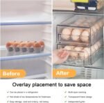 Gzsekken Egg Holder for Fridge, Egg Storage Container - Image 5