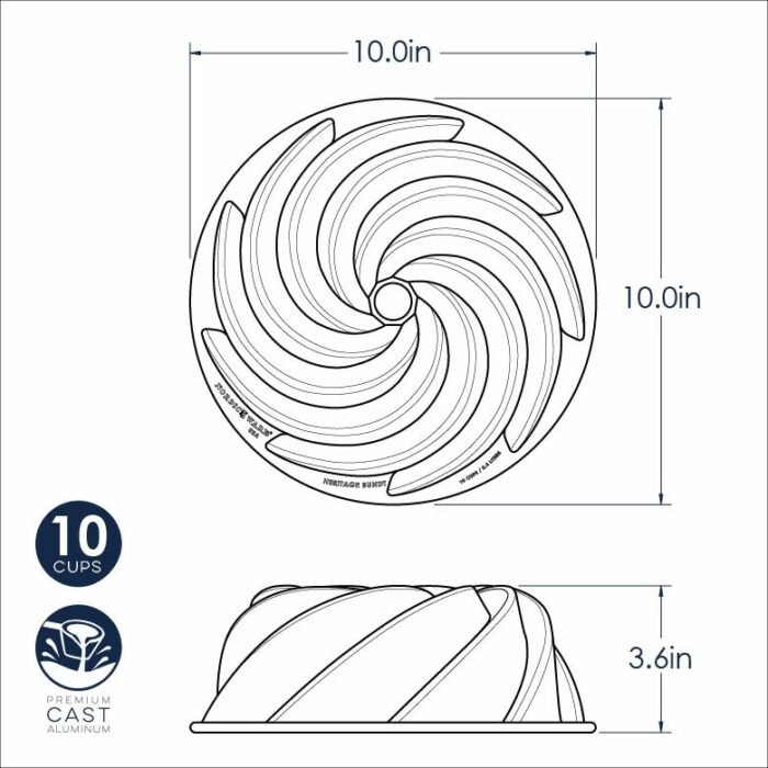 Nordic Ware Bundt Pan (Heritage) - Image 4