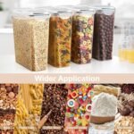 YASHE Cereal Storage Containers, 3Pcs Cereal Containers - Image 4