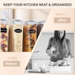 YASHE Cereal Storage Containers, 3Pcs Cereal Containers - Image 2