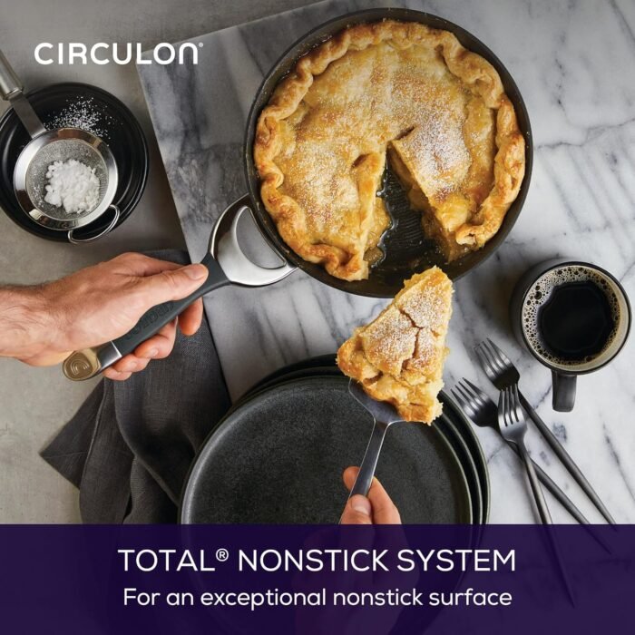 Circulon Symmetry Hard-Anodized Nonstick Frying Pan - Image 5