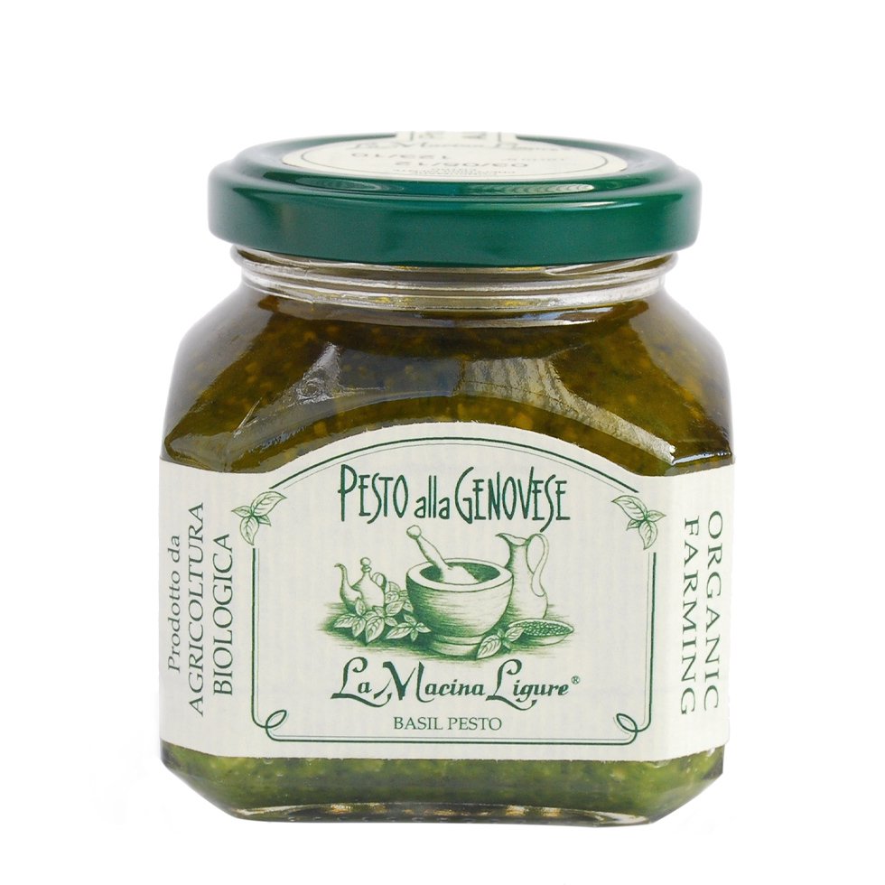 La-macina-ligure Seggiano Organic Basil Pesto (180 g) - Image 1
