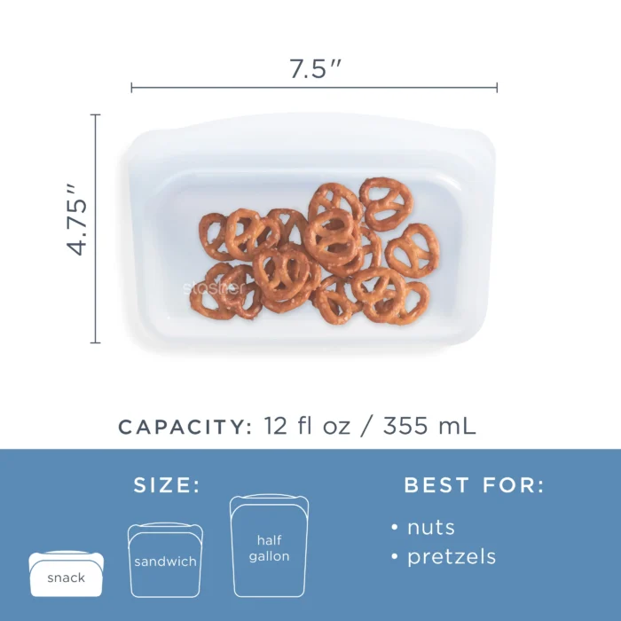 Stasher Reusable Silicone Bag (Snack) - Image 3