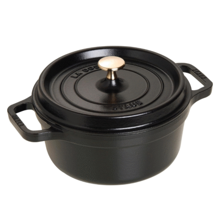 Staub Cast Iron Cocotte ( 22 cm, Black)