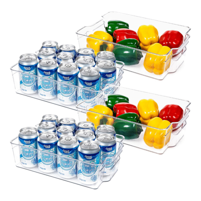 Fridge Organizer Bins (Set of 4) - Image 1