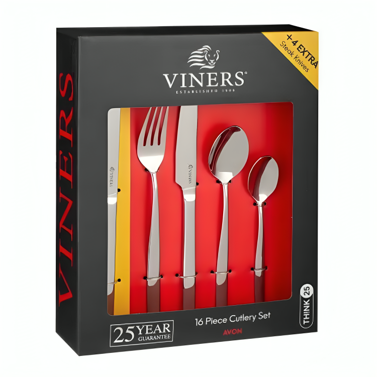 Untitled design - 2025-07-22T184655.934 (1) Viners Everyday Steak Knives (Set of 4 ) - Image 1