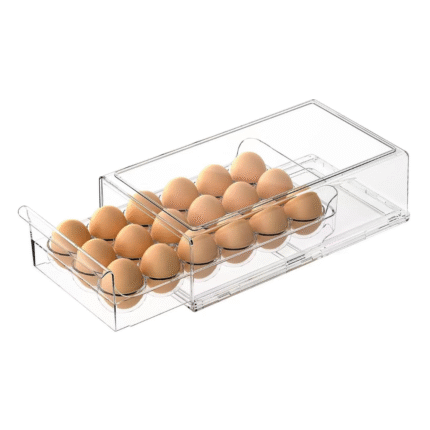 Gzsekken Egg Holder for Fridge, Egg Storage Container