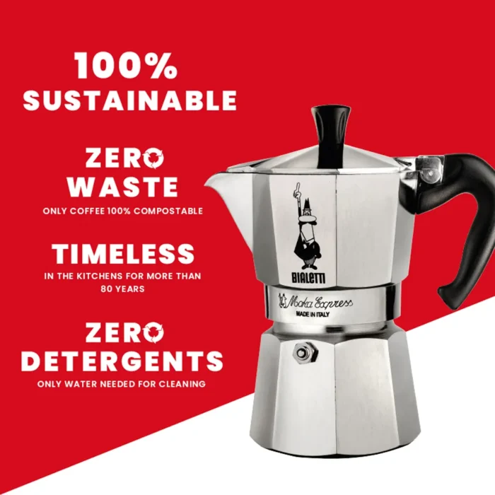 Bialetti Moka Express ( 6-cup) - Image 4
