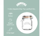Kilner Clip Top Jar ( 1L) - Image 2