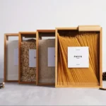 Glass Food Storage with Bamboo Lids (Set of 4) - Image 3