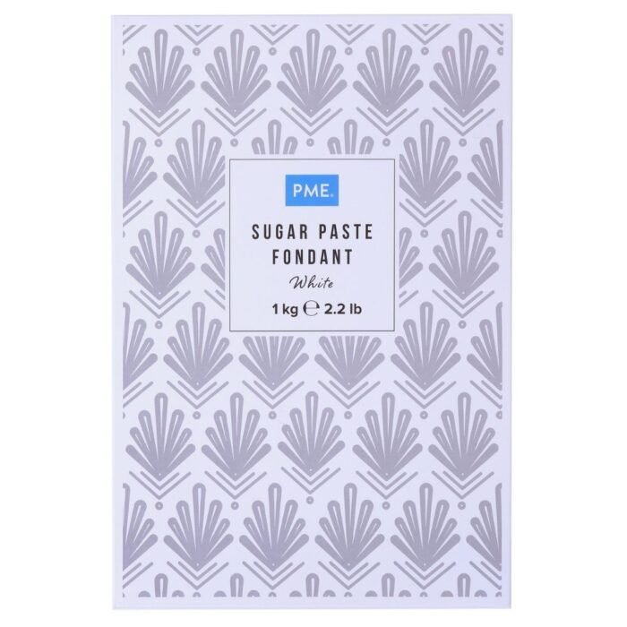 PME White Sugarpaste Fondant (250g) - Image 1
